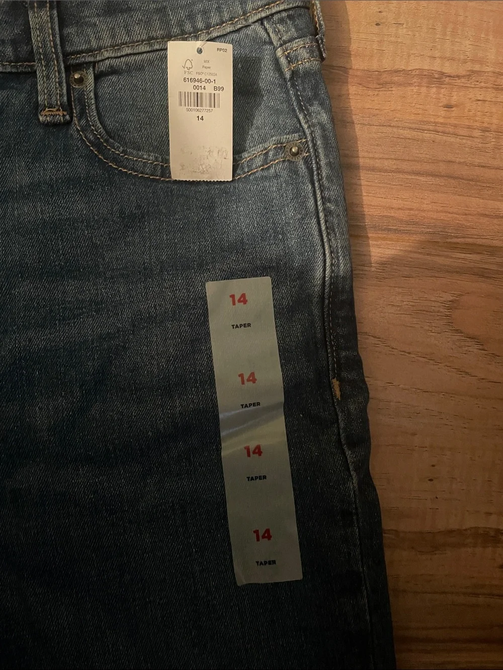 Old Navy Boys Blue Straight Leg Jeans